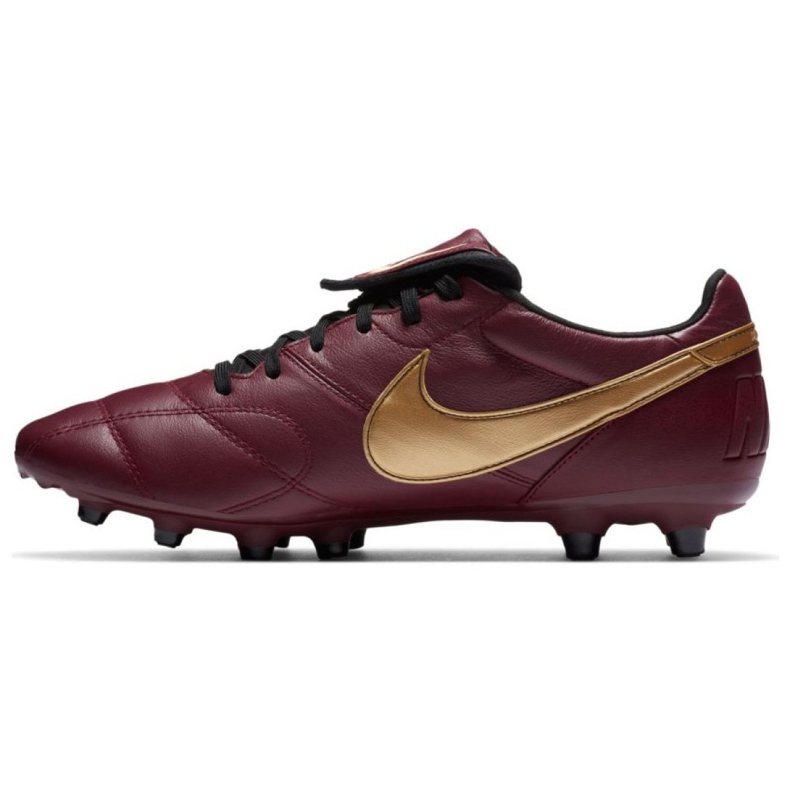 Chuteiras Nike Nike Premier Ii Fg M 917803 690 borgonha, ouro vermelho