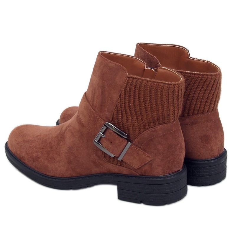 Botas marrons femininas marrons E2210 Camel castanho