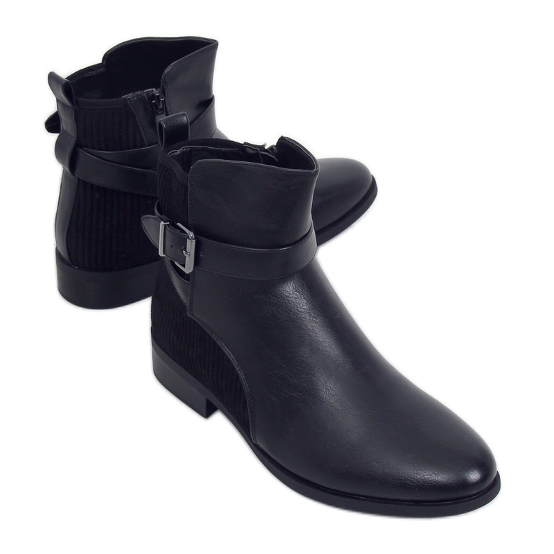 Botas femininas pretas 1058 pretas preto