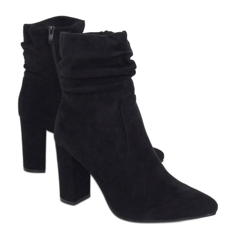 Botas pretas de salto alto WS005 Black Ii Genre preto