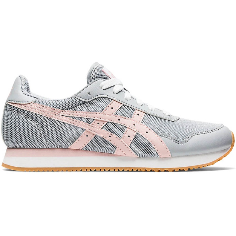 Sapatos femininos Asics Tiger Runner cinza-rosa 1192A160 022