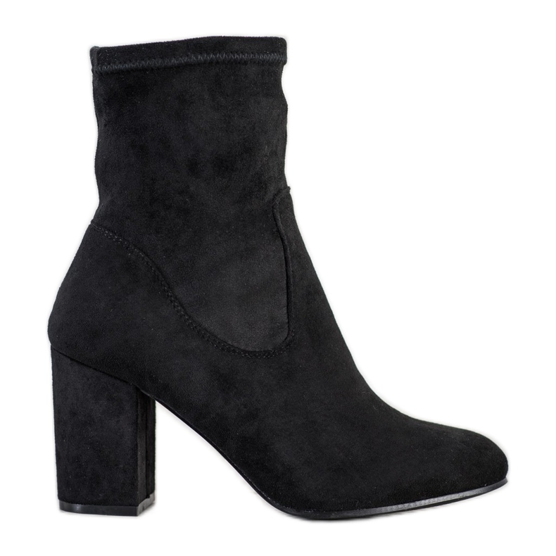 SDS Botas deslizantes elegantes preto