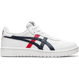 Asics Japan S Gs branco 1194A076 103 calçados infantis preto vermelho