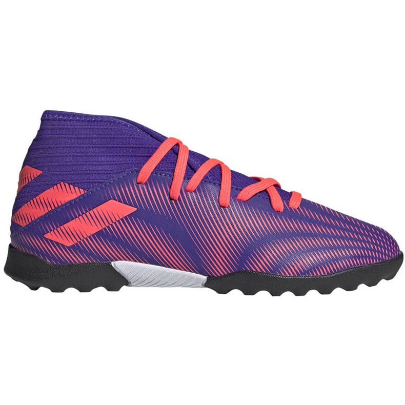 Chuteiras Adidas Nemeziz.3 Tf Jr EH0576 laranja, roxo, rosa tolet