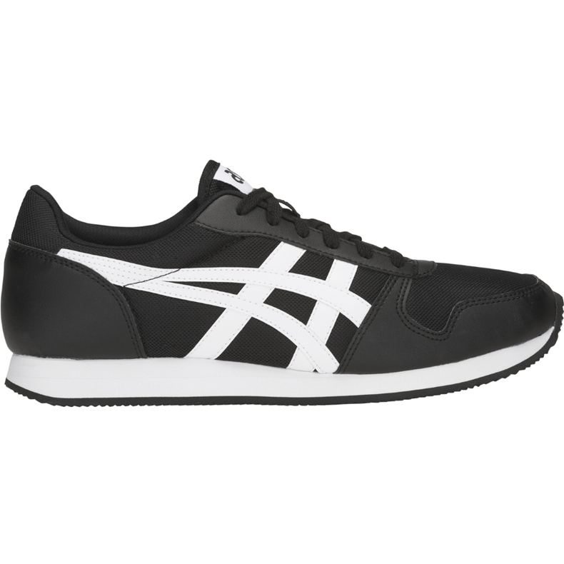 Sapatos masculinos Asics Curreo Ii preto e branco 1191A157 002