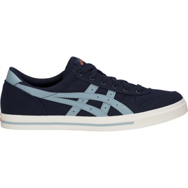 Sapatos masculinos Asics Aaron azul marinho 1201A008 401 azul-marinho