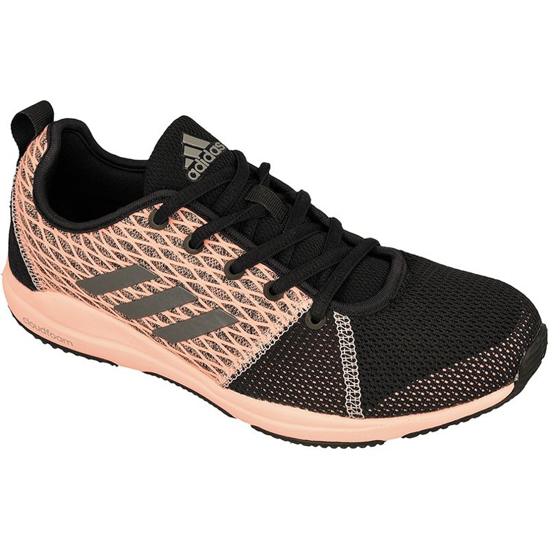 Tênis de treinamento Adidas Arianna Cloudfoam W BA8743 preto rosa