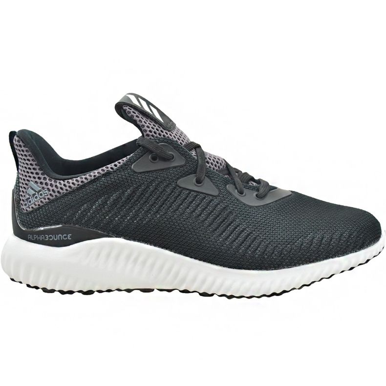 Tênis de corrida Adidas Alphabounce J preto BB7095