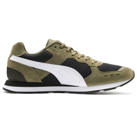 Sapatos masculinos Puma Vista cáqui preto 369365 08
