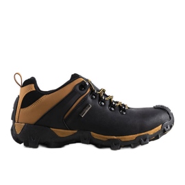 BM Botas de caminhada masculinas com isolamento térmico Black Bamroks preto