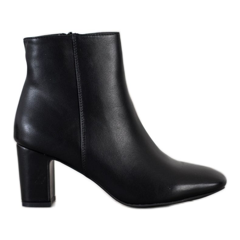 Super Mode Botas clássicas de salto alto preto
