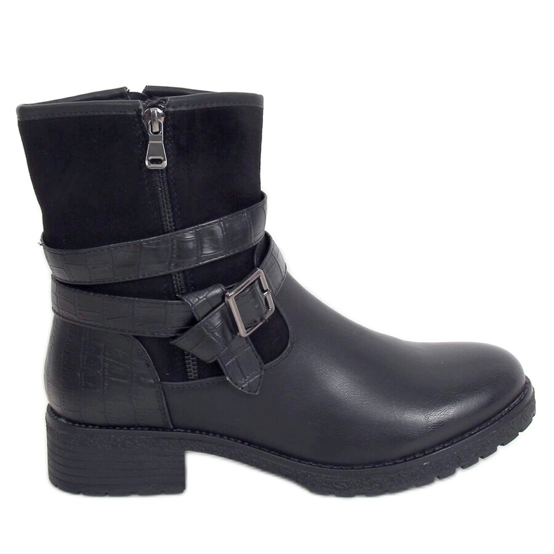 Botas militares femininas pretas 267 pretas preto