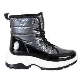 SHELOVET Botas de neve confortáveis preto