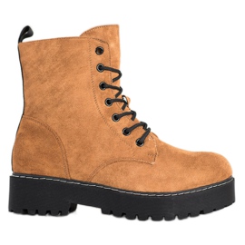 SHELOVET Caçadores de camurça na plataforma marrom