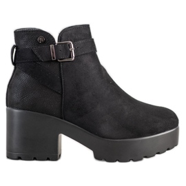 Best Shoes Botas leves no Paltform preto