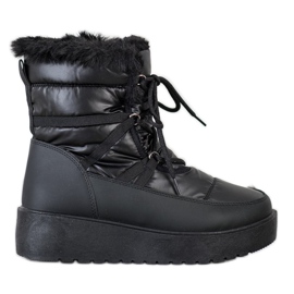 SHELOVET Botas de neve na plataforma preto