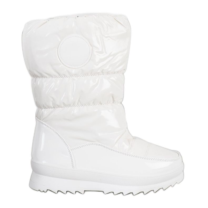 SHELOVET Botas de neve brancas confortáveis branco