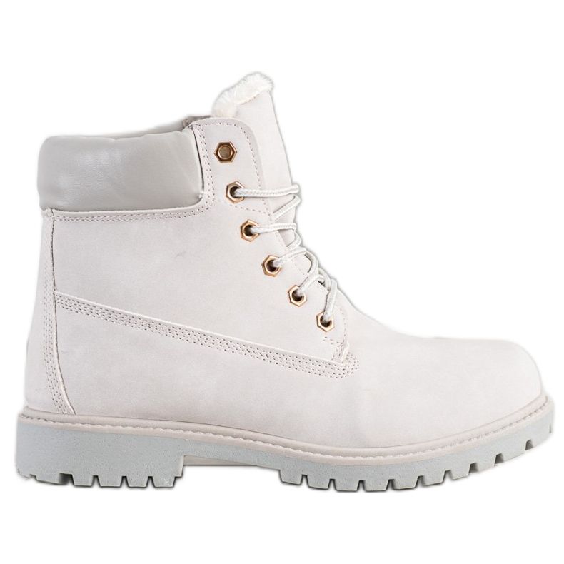 SHELOVET Botas de caminhada quentes com couro ecológico cinza SHELOVET Botas de caminhada quentes com couro ecológico cinza