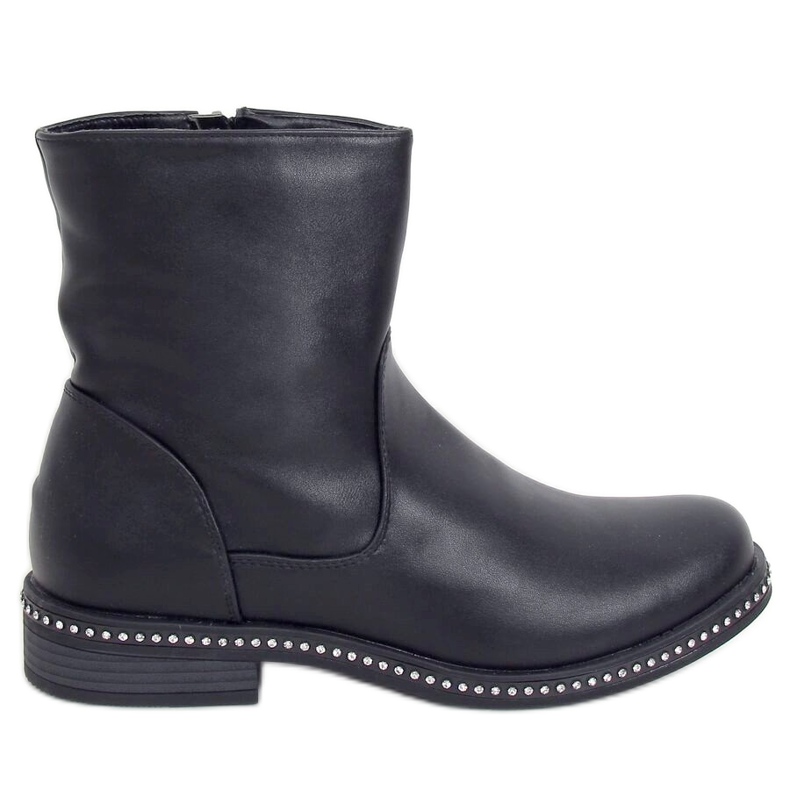 Botas pretas femininas pretas 1268J24 pretas preto