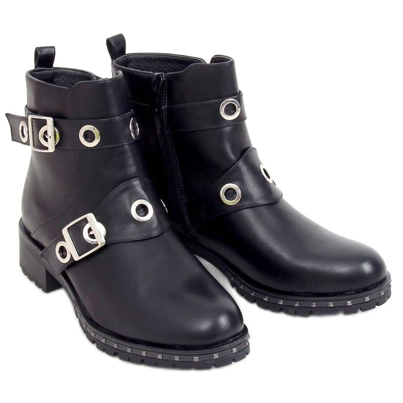 Botas militares pretas X581 Pretas preto