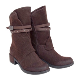 Botas militares marrons ST-05P marrons marrom