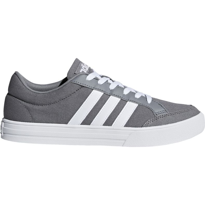 Conjunto cinza Adidas Vs calçados masculinos AW3892 branco