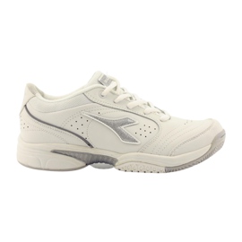 Diadora esportiva feminina 156595 branca branco cinza