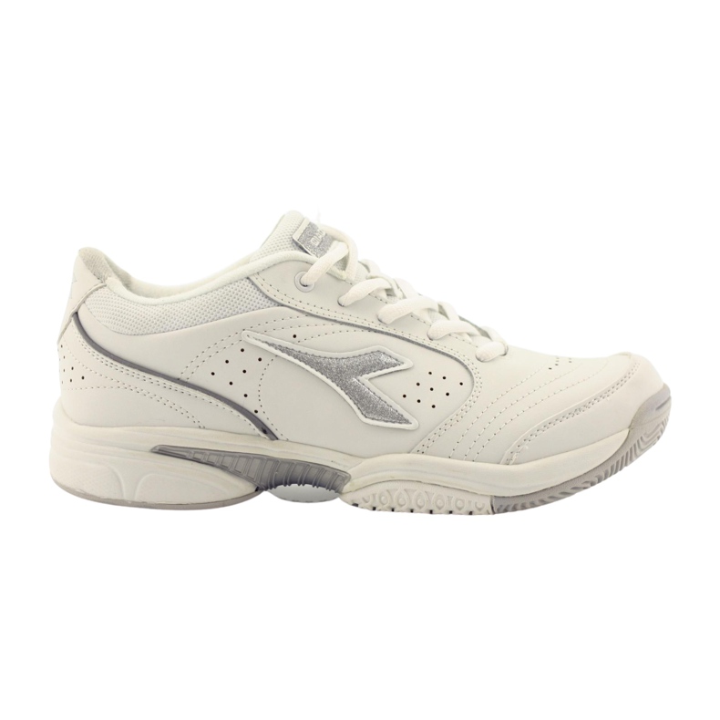 Diadora esportiva feminina 156595 branca branco cinza