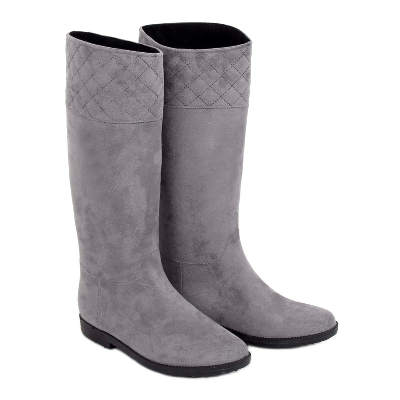 Galochas femininas cinza cinza D62P cinza