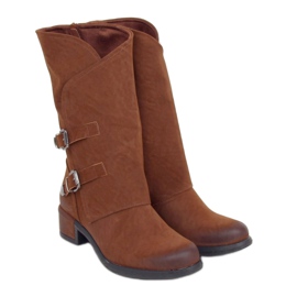 Camel ST-33P Camel botas militares marrom