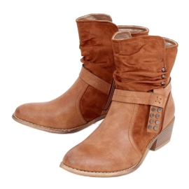 Botas femininas Camel Z1122 Camel marrom