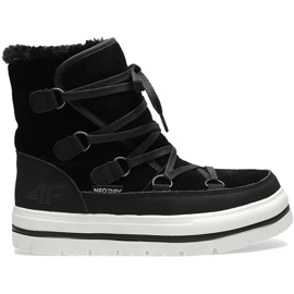 Botas de neve femininas 4F pretas D4Z20 OBDH204 21S preto Botas de neve femininas 4F pretas D4Z20 OBDH204 21S preto
