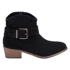 SHELOVET Botas Elegantes Com Fivela preto