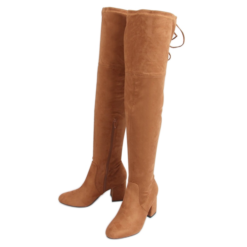Botas acima do joelho camelo 2C1X1809-27 Camel castanho