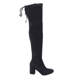 Botas pretas de salto alto 2C1X1809-27 pretas preto