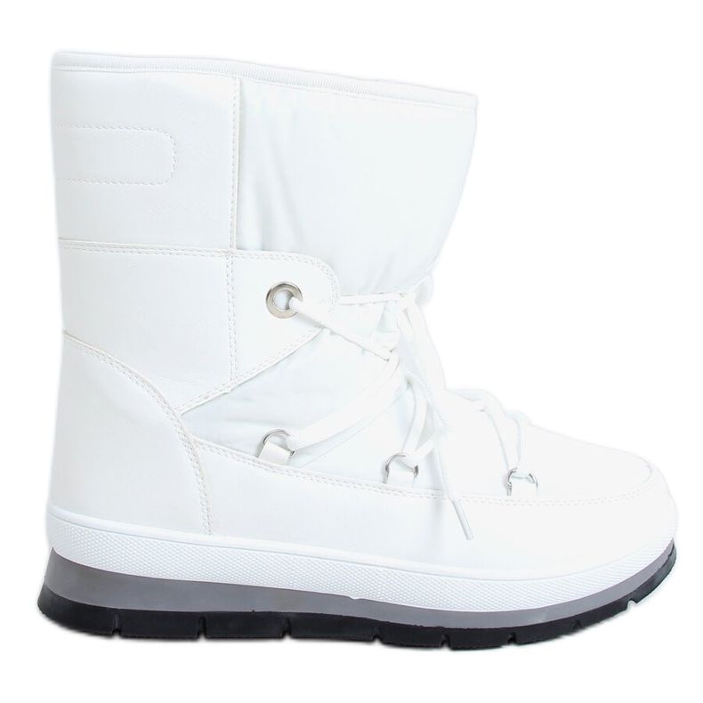 Botas de neve femininas brancas BY-1961 brancas branco