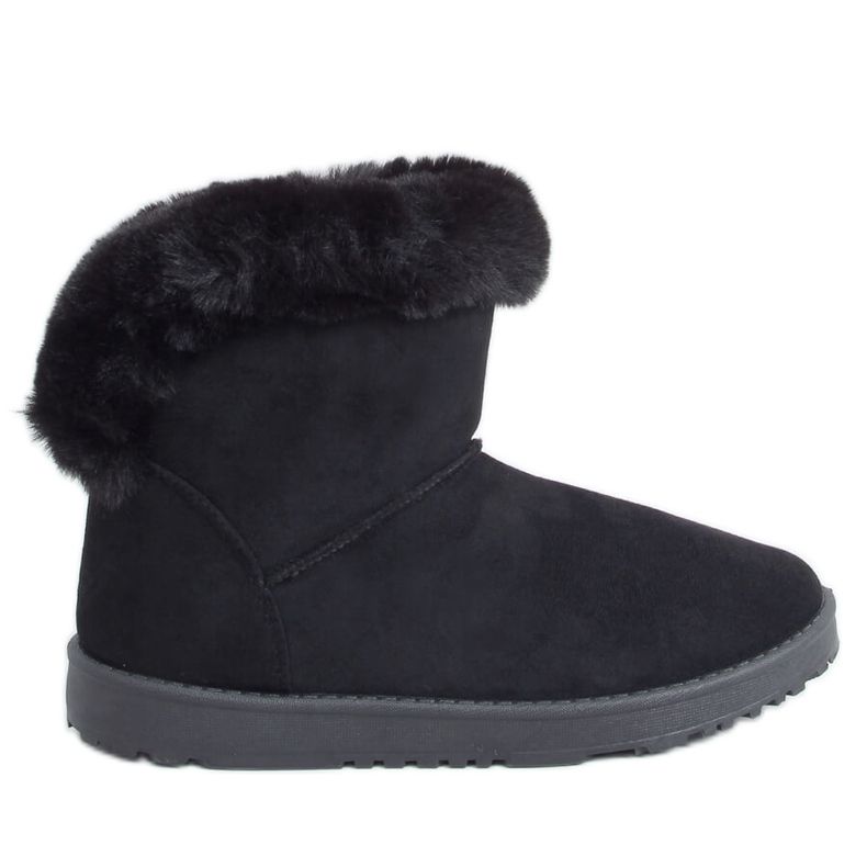 Botas de neve femininas negras D01901-1 Pretas preto Botas de neve femininas negras D01901-1 Pretas preto