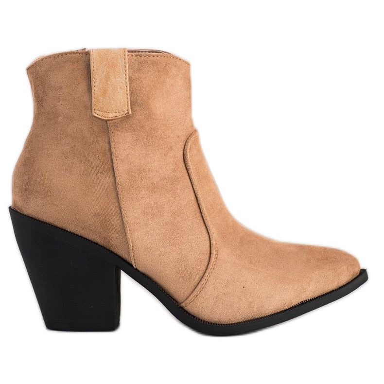 Small Swan Botas elegantes no Spitz bege