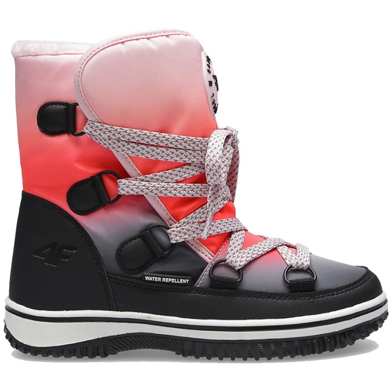 Botas 4F Jr J4Z20-JOBDW400 90S vermelho multicolorido