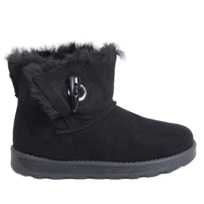 Botas de neve pretas com tachas 255 Black preto