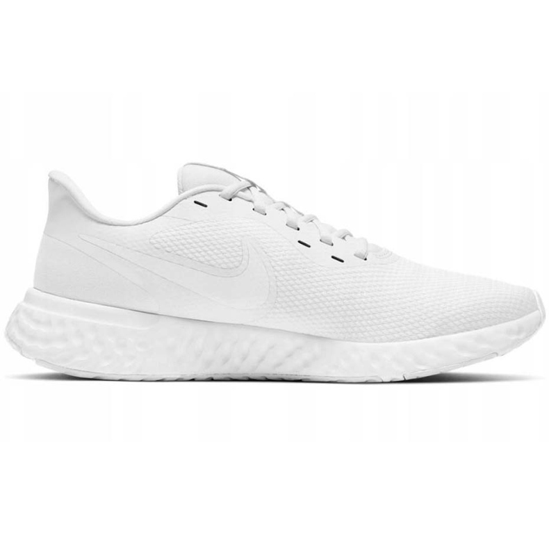 Tênis de corrida masculino branco Nike Revolution 5 BQ3204 103