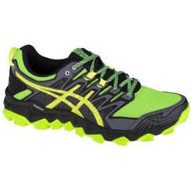 Asics Gel-FujiTrabuco 7 M 1011A197-300 preto cinza verde amarelo
