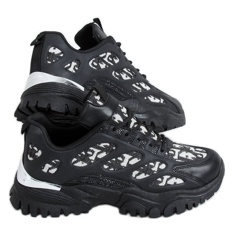 Sapatos esportivos femininos pretos VL123 Preto