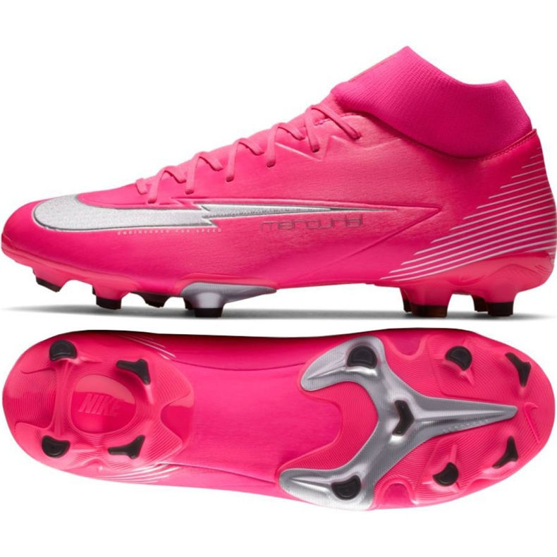 Chuteiras Nike Mercurial Superfly 7 Academy Mbappé Rosa Mg M DB5611 611 multicolorido