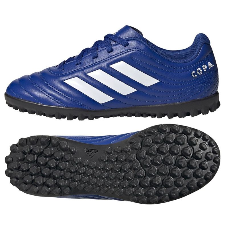 Chuteiras Adidas Copa 20.4 Tf Jr EH0931 multicolorido azul