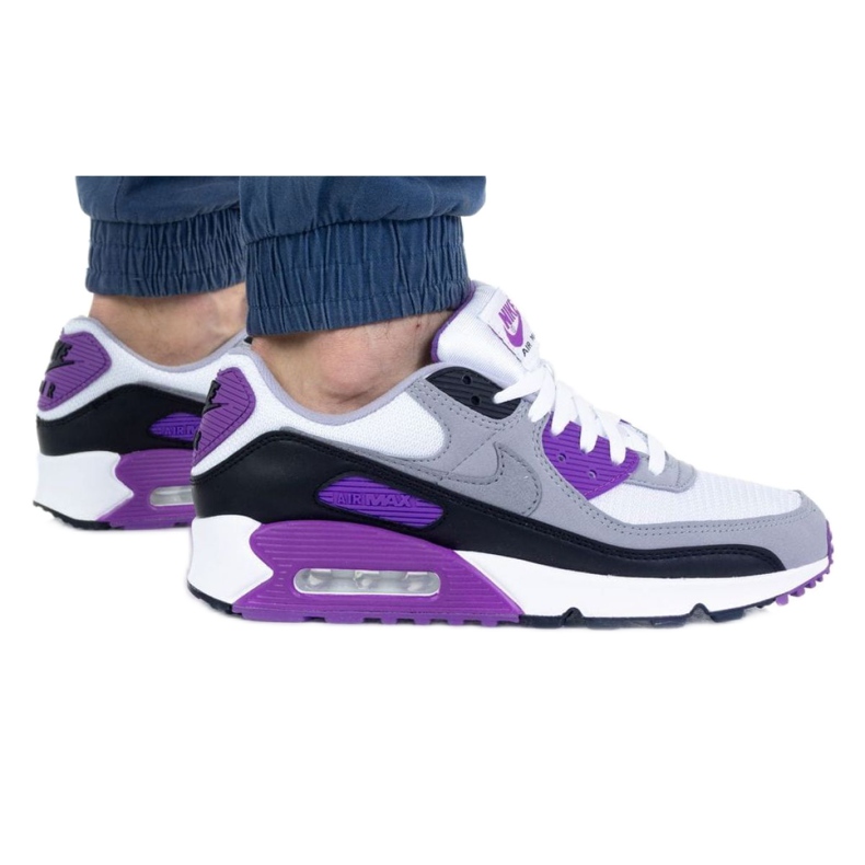 Nike Air Max 90 M CD0881-104 branco preto tolet cinza