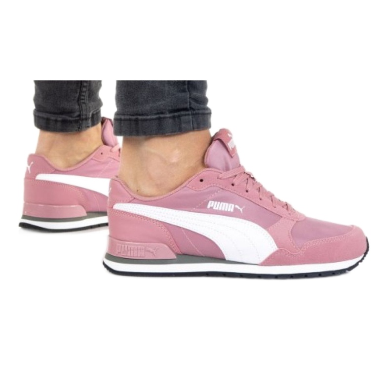 Sapatos Puma St Runner V2 Nl W 365278 34 branco rosa