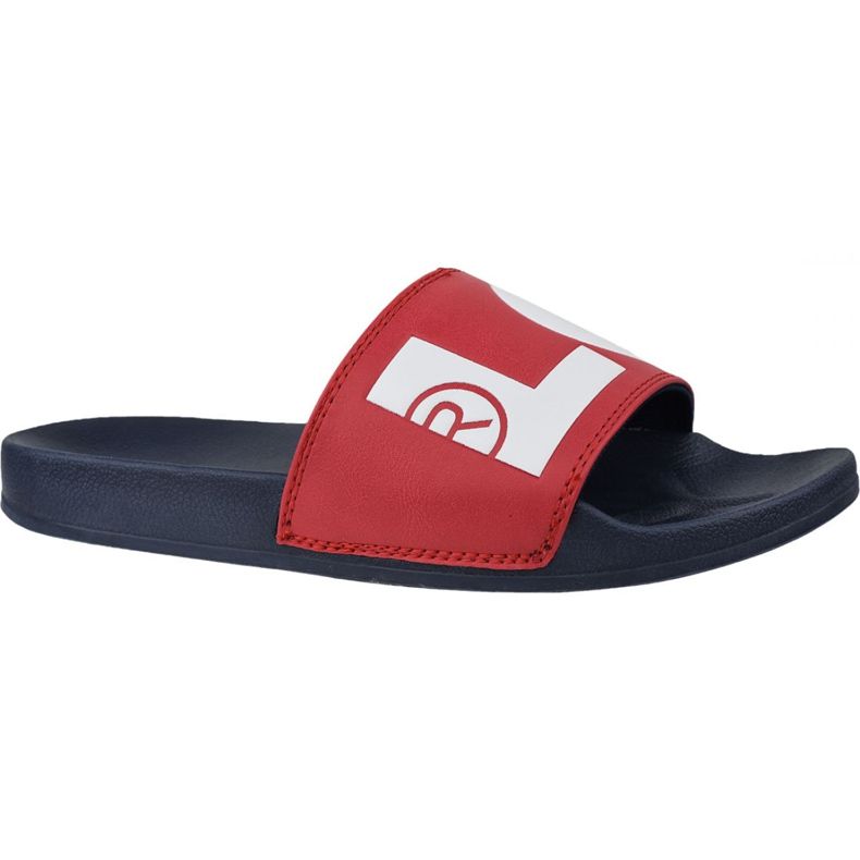 Sandália Levi's Batwing Slide 231548-794-87 branco vermelho azul marinho