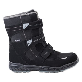 SHELOVET Botas de velcro para neve preto