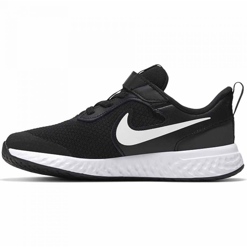 Sapato Nike Revolution 5 Jr BQ5672-003 branco preto